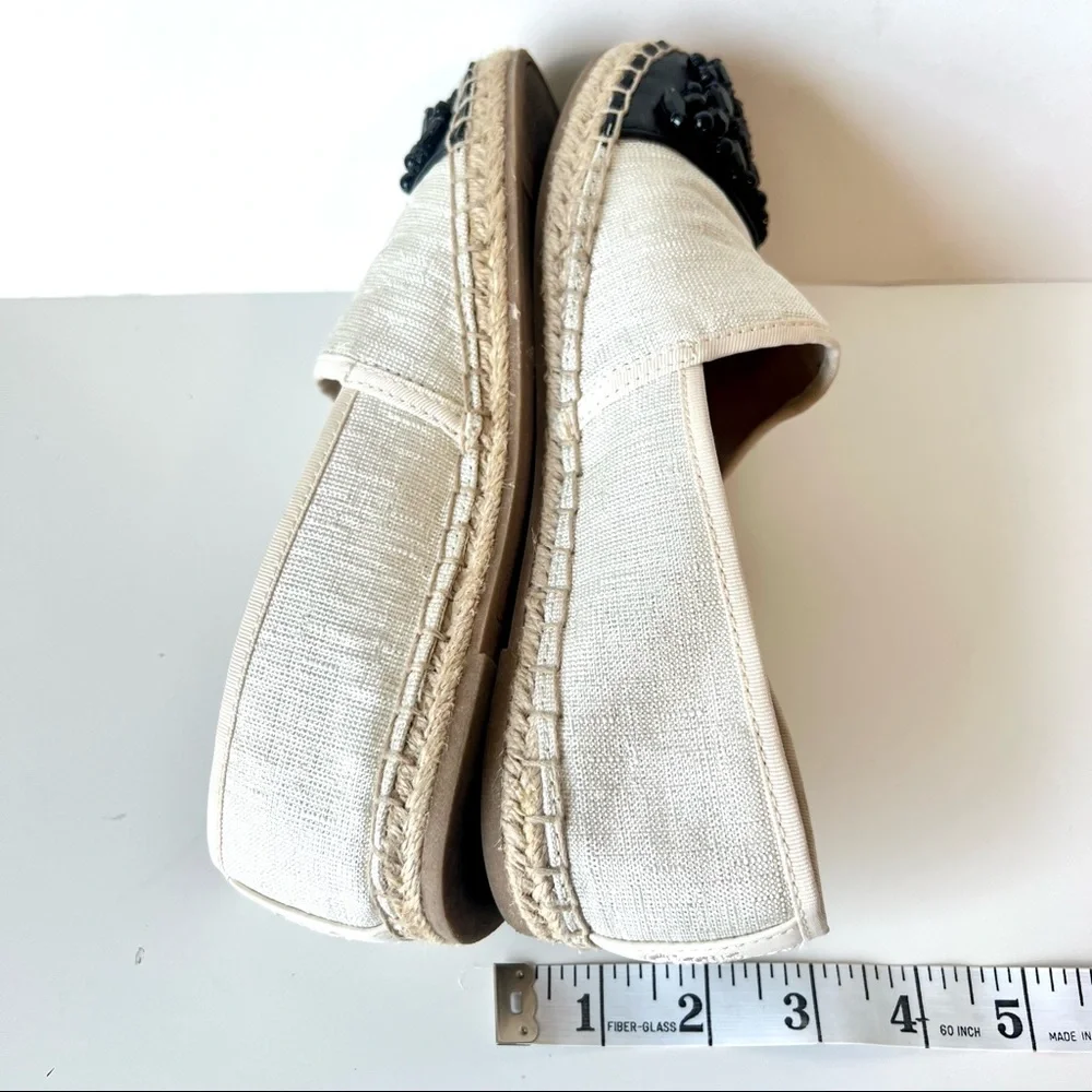 Circus by SAM EDELMAN Loretta Espadrille Embellished Flats—SZ. 6.5